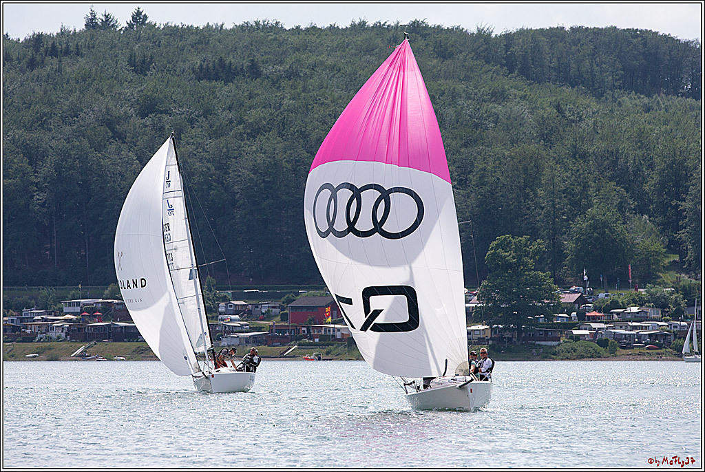 J70 - WOODLAND, 12.06.2021 Segelboot; Segeln; Woodland; Spinnaker; J70; Sorpesee; Sauerland